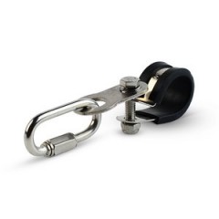 Скобы обрезиненные MGF W5 (руббер) с карабином Скобы обрезиненные MGF W5 (руббер) с карабином