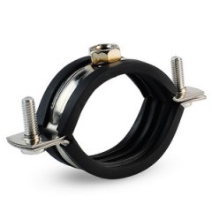 Хомуты трубные нержавеющие с гайкой Хомуты трубные нержавеющие с гайкой